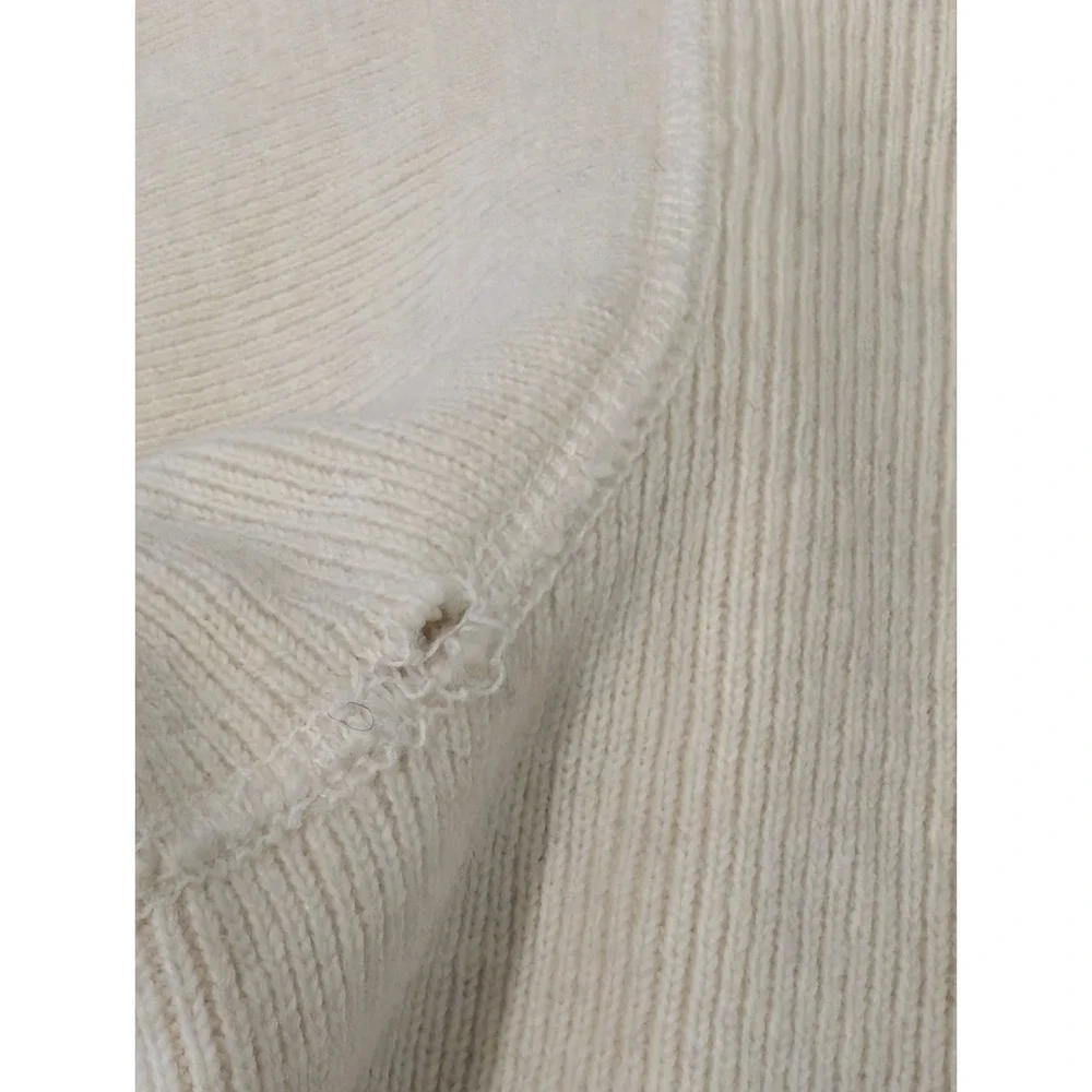 Vintage 50s Military Henley Shirt M Wool Thermal Winter Workwear Uniform USA